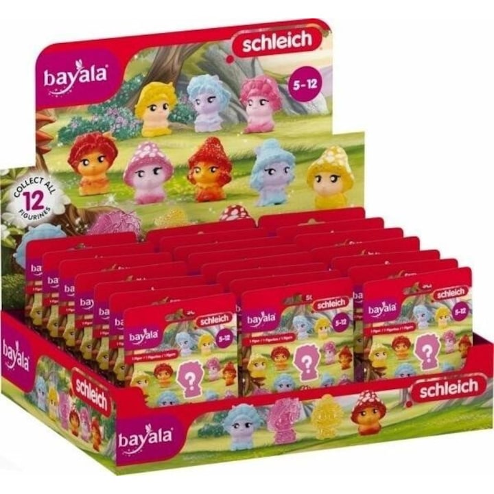 Set 22 Mini figurine surpriza Bayala, Schleich, 5+ ani
