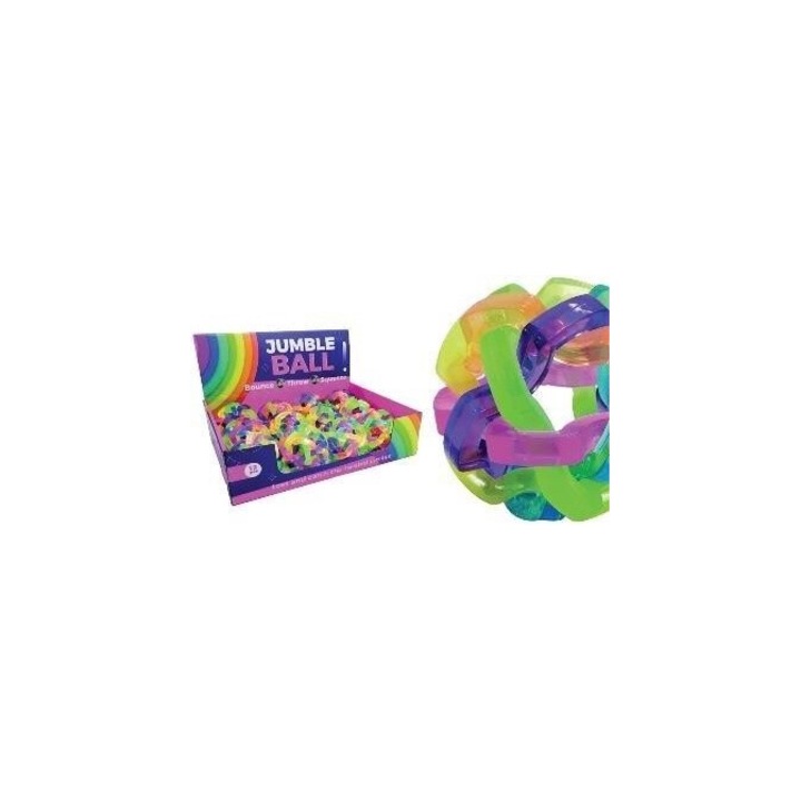 12 darabos Artyk labda szett, 7 cm, többszínű, gumi