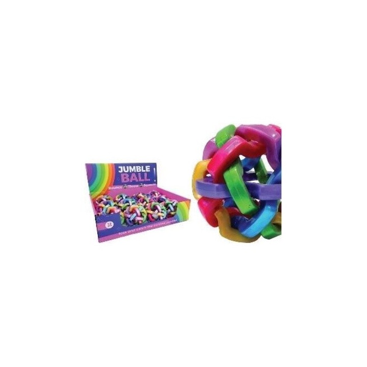 Set 12 mingi Artyk, 7 cm, multicolor, cauciuc