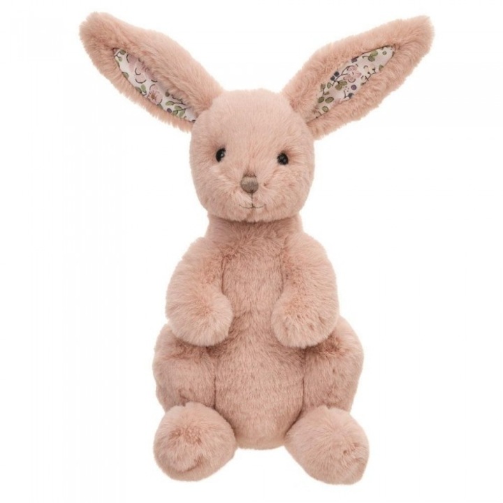 Плюшена играчка, Бепе, Зайче, розово, 23см
