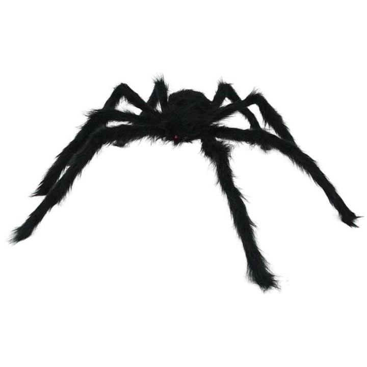Jucarie de plus, Adar, Paianjen, negru, 80cm