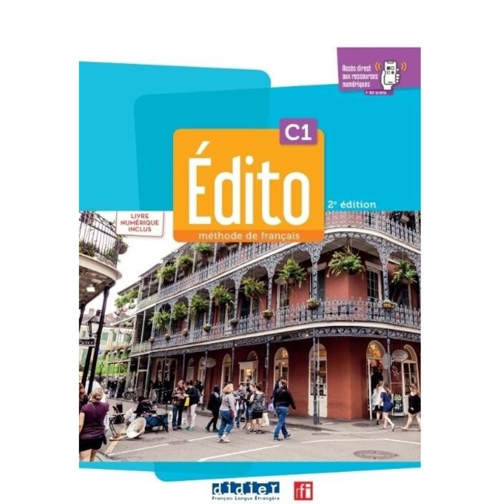 Edito C1, Didier, manual si exercitii, 240 pagini, 286x212 mm, 2024