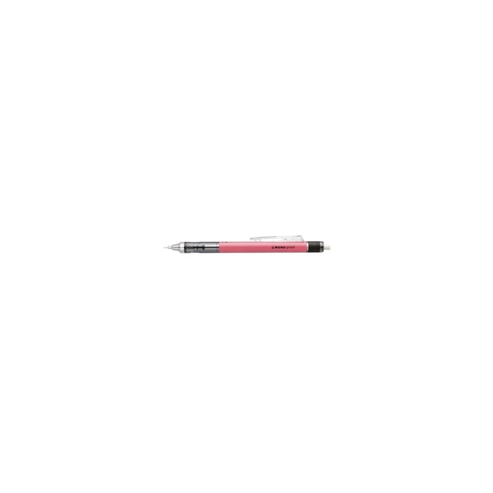 Механичен молив Tombow Mono Graph 0.7mm, розов, неонови цветове