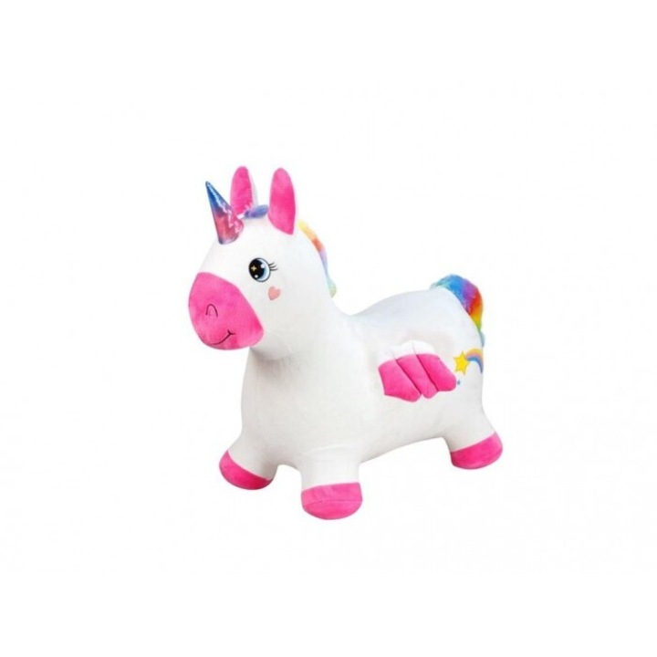 Plüss játék, Madej, egyszarvú, többszínű