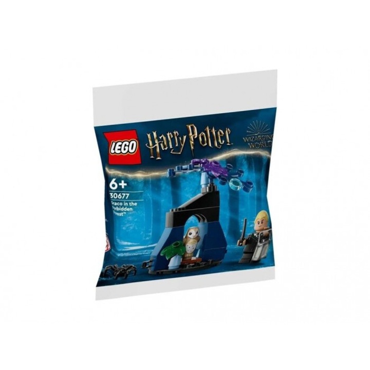 Set LEGO Harry Potter 30677 Draco in Padurea Interzisa, 33 piese, cu 1 minifigurina, multicolor, 6+