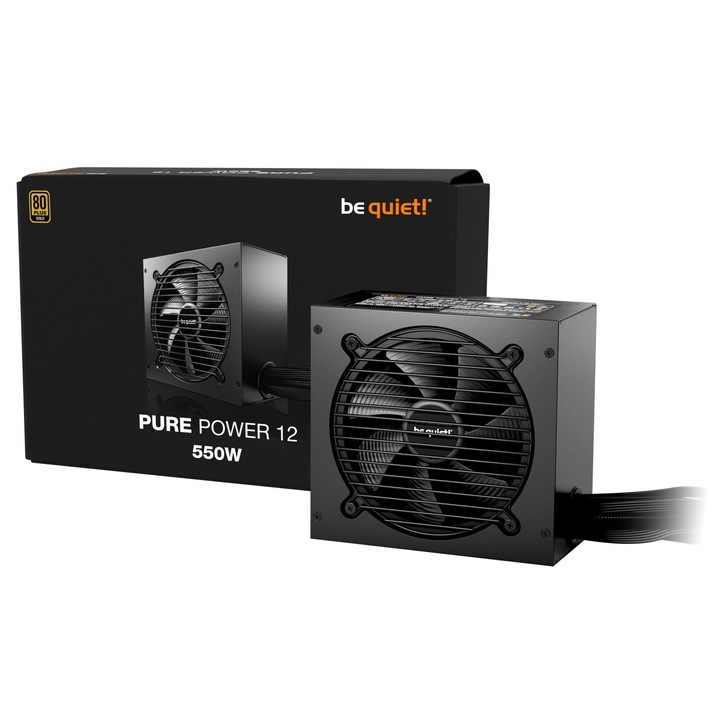 Sursa PC be quiet! Pure Power 12, 550W, 80+ Gold, ATX 3.1