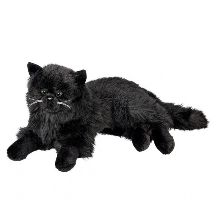 Pisica Persana neagra 36cm, Beppe