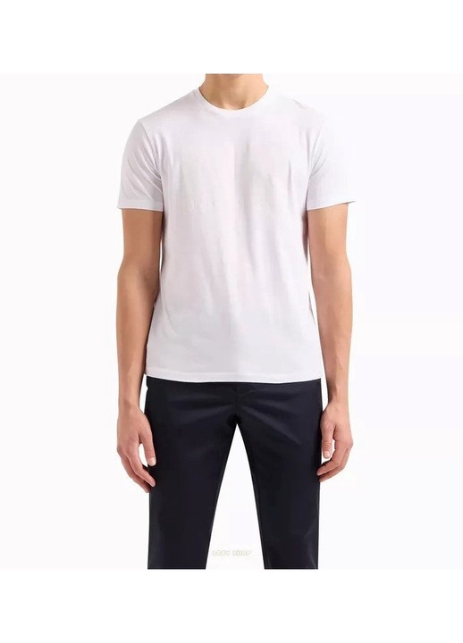 Тениска Armani Exchange, 3DZTCE ZJ3VZ 1100, памук, бяла, 2XL INTL