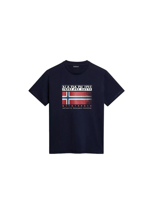 Férfi póló, Napapijri NP0A4HQR1761, pamut, sötétkék