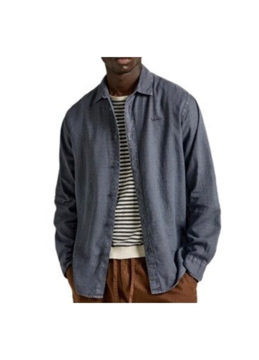 Férfi ing, Pepe Jeans, pamut, szürke