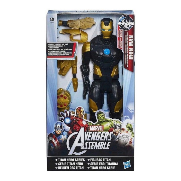 Фигурка Avengers, Hasbro, Iron Man, комплект броня, 2 оръжия, 30см