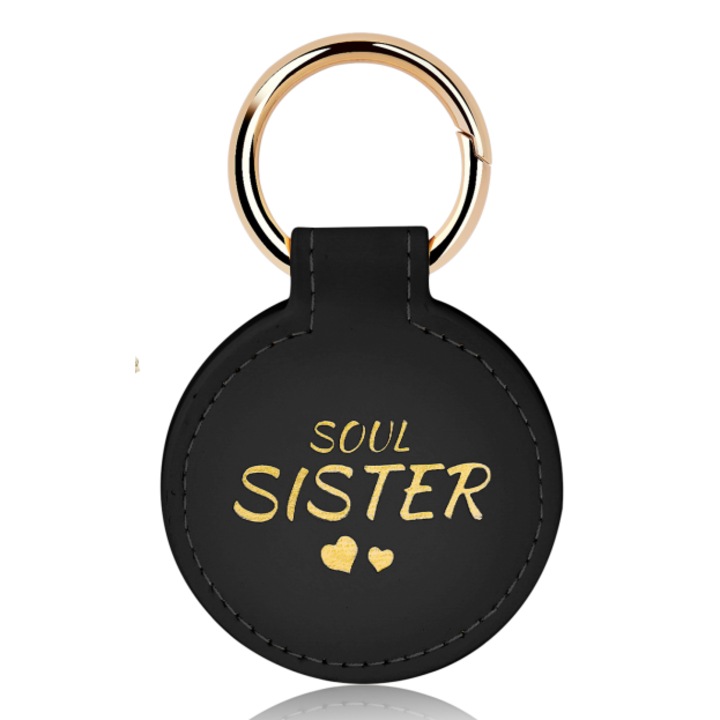 Soul Sister kalapcsipesz, Supertina, 6,5 cm, fekete