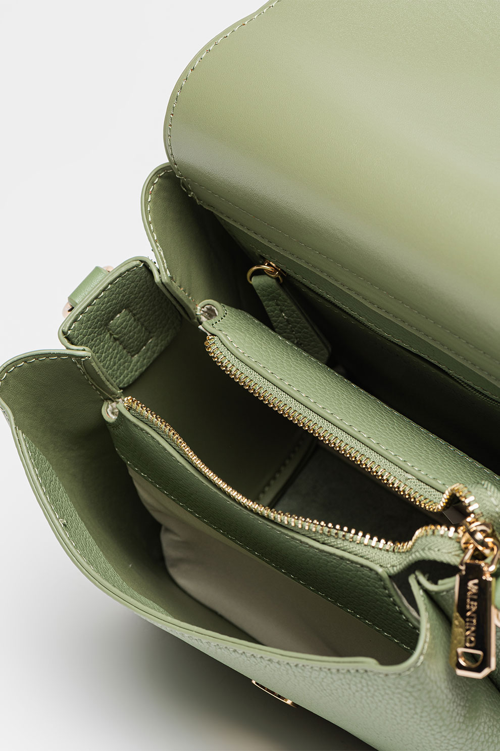 Valentino Bags, Geanta crossbody din piele ecologica cu aplicatie
