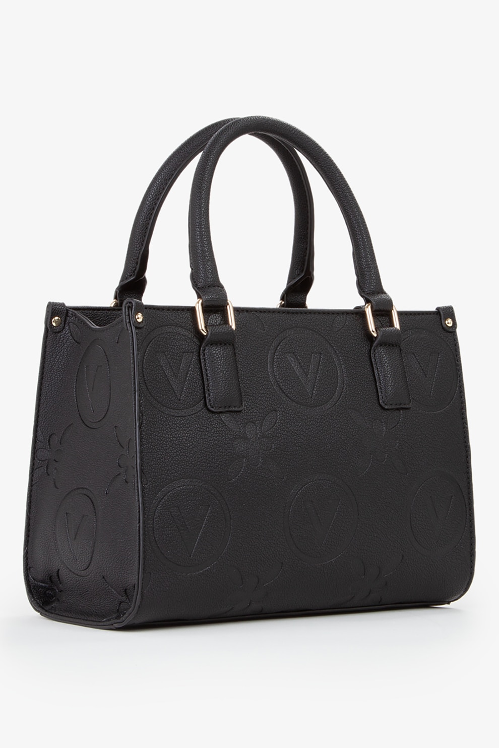 Valentino Bags, Geanta shopper de piele ecologica Samba Re, Negru