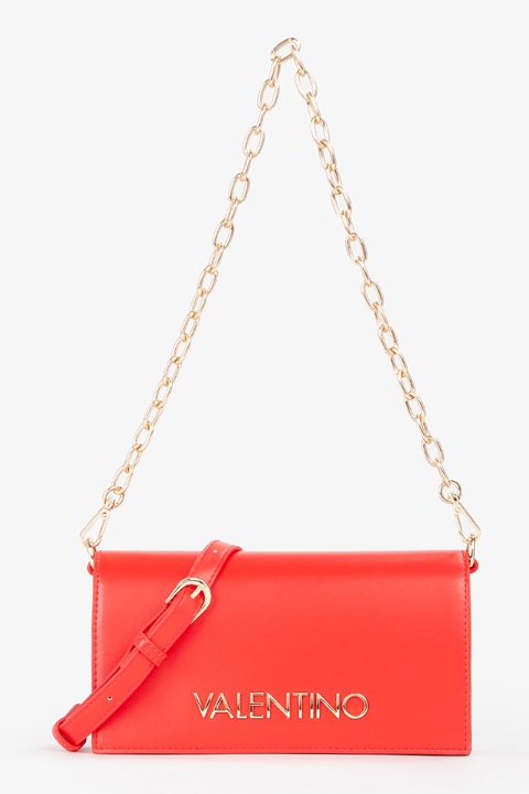 Valentino Bags, Stefany műbőr válltáska levehető pántokkal, Korallszín