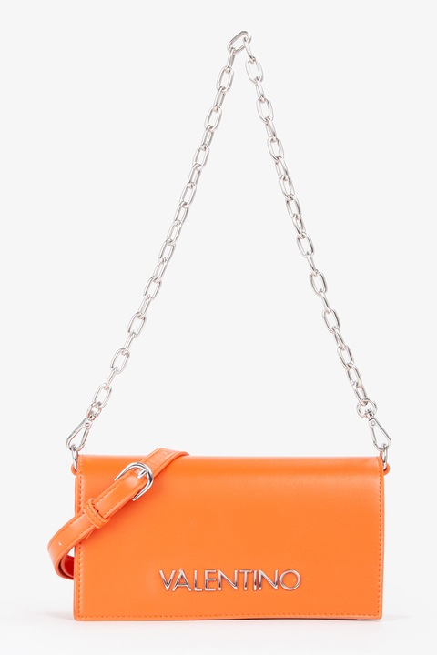 Valentino Bags, Stefany műbőr válltáska levehető pántokkal, Narancssárga