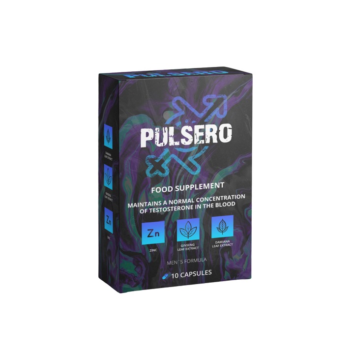 Pulsero supliment alimentar 10 capsule