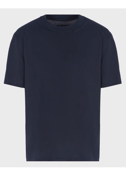 Тениска Armani Exchange 6DZTJR ZJ9AZ 1510, памук, тъмносиньо