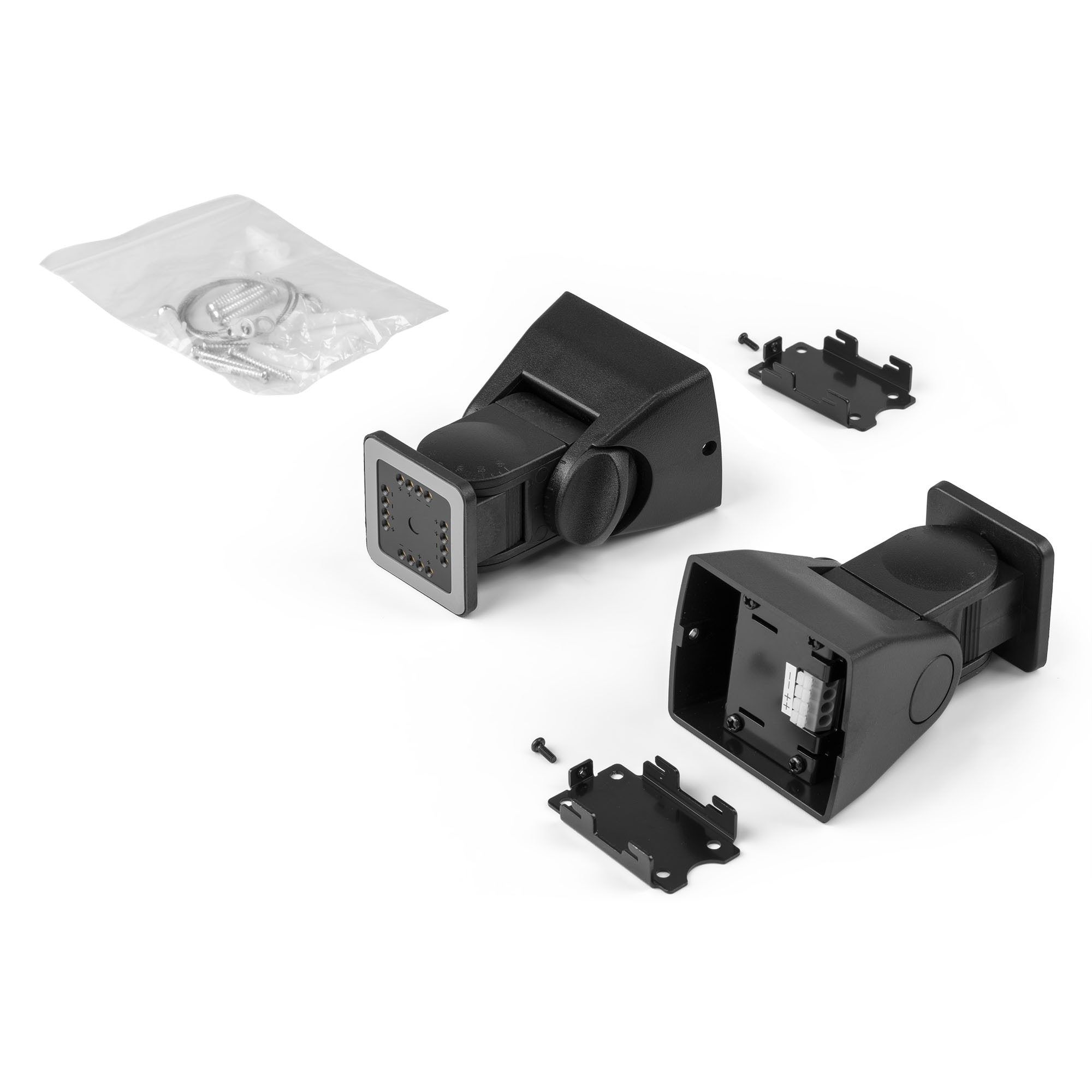 Set de 2 boxe, interior/exterior IPX5, 100V/8ohm, 6.5", 60W RMS, negru, Power Dynamics BHW60BK