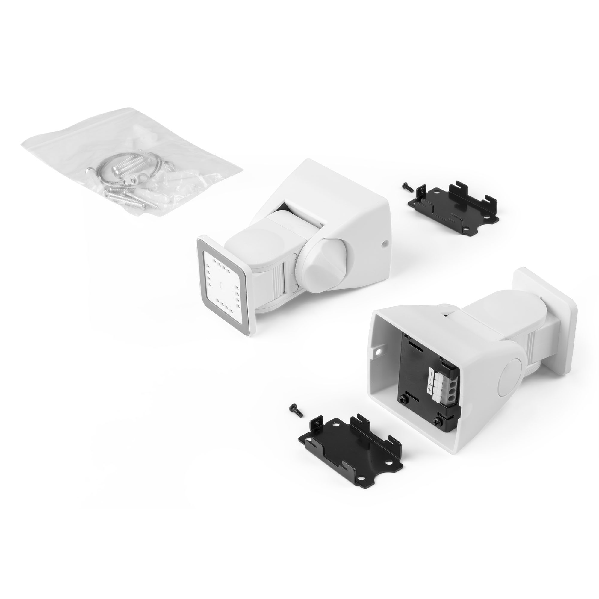 Set de 2 boxe, interior/exterior IPX5, 100V/8ohm, 6.5", 60W RMS, alb, Power Dynamics BHW60WH