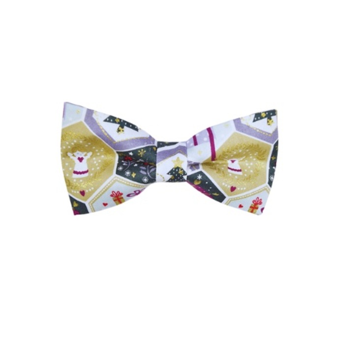 Papion de Craciun „Shinny Christmas Decorations” (12 x 6 cm)