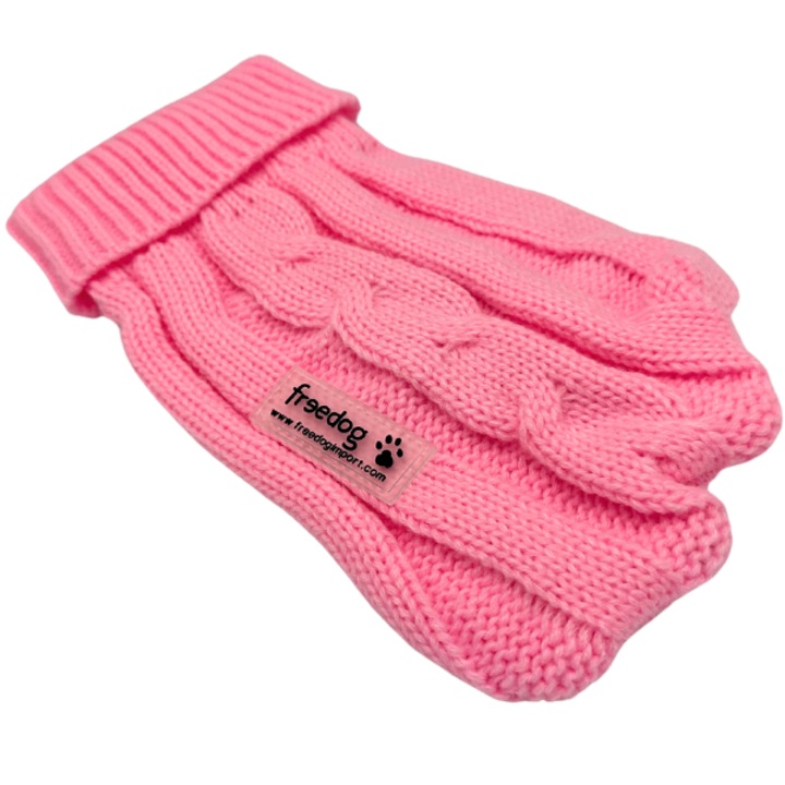 Pulover pentru caine Freedog Jersey Nature Color Rosa, Roz, 20 cm
