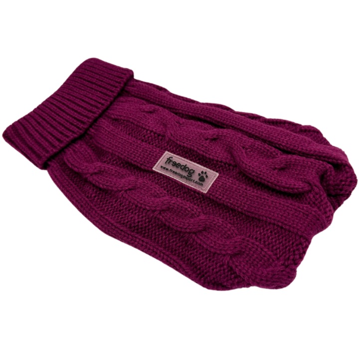 Pulover caine Freedog Jersey Nature Color Fuchsia, Cyclamen, 15 cm