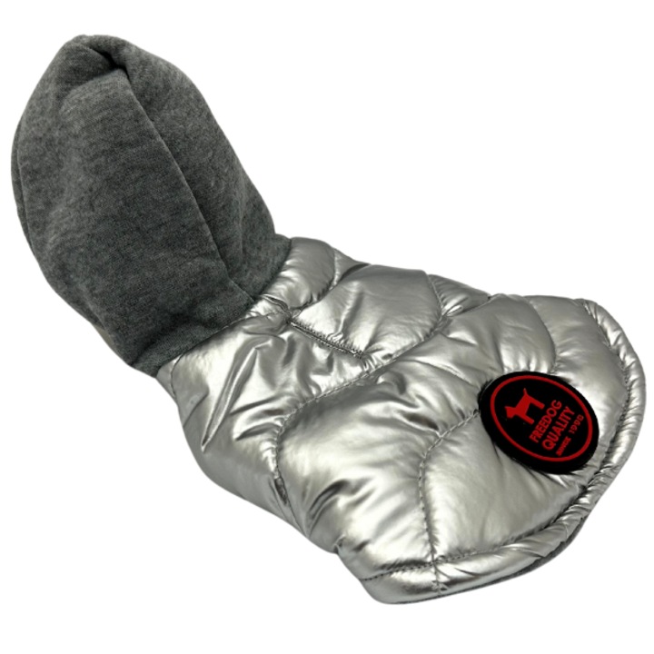 Geaca pentru caini Freedog Abrigo Mesos Gris, Gri, 15cm