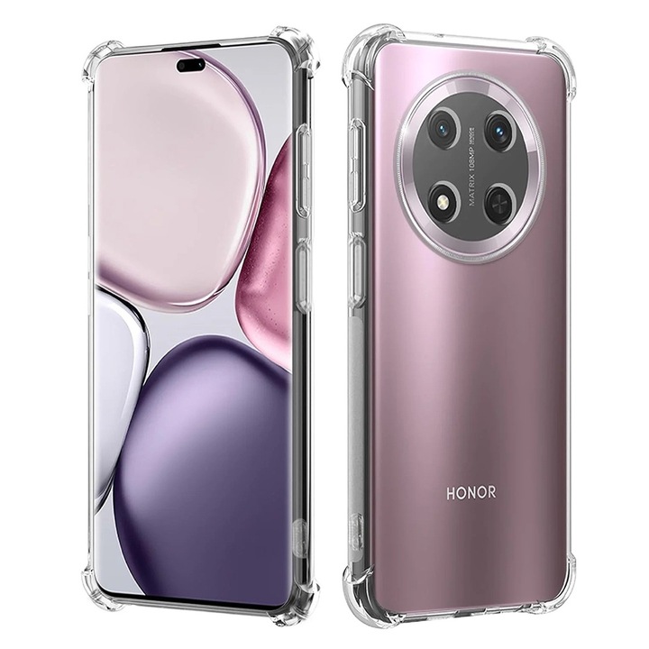 Кейс за Honor Magic 7 Lite / X9c DaDen Antishock, Ultra Protection, Corner protection, Anti shock, Удароустойчив, Transparent