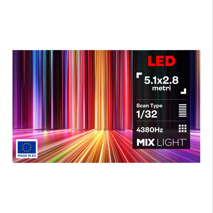 Ecran LED 5m x 3m Interior P2.5