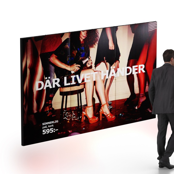 Ecran LED 3m x 2m Interior P4