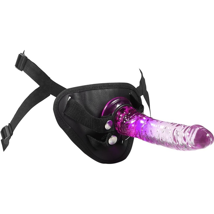 Valósághű dildó tapadókoronggal, 20 cm, prémium szilikon, állítható