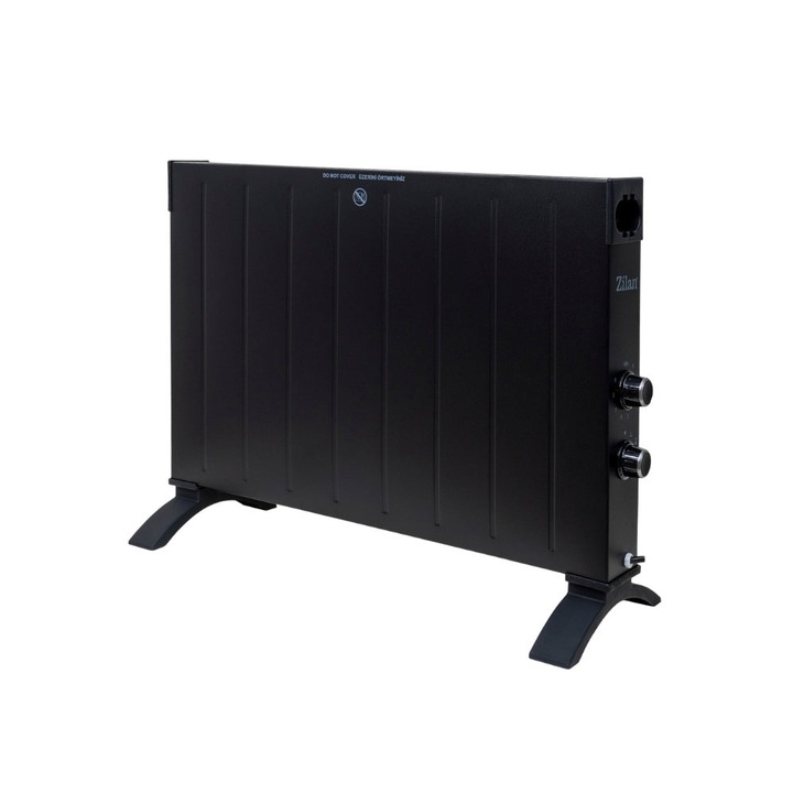 Convector Electric, ZILAN, - 2500W, Termostat Reglabil, Protectie Supraincalzire, Montaj Perete