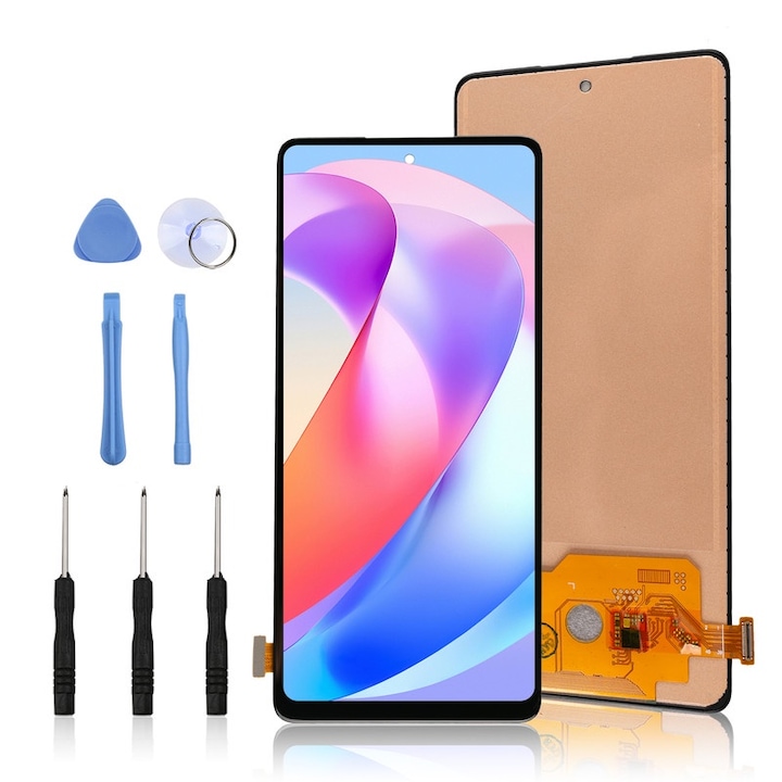 LCD дисплей за Samsung Galaxy S20 FE, LL TRADER, черен, без рамка, с инструменти за ремонт