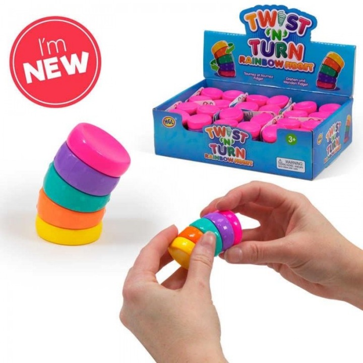 Twist and Turn Rainbow Fidget
