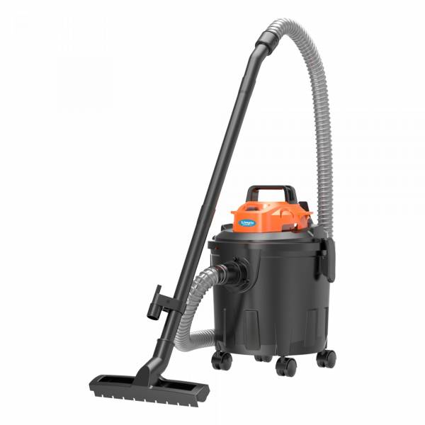 Aspirator multifunctional Limpio LWD-18P2, 1200 W, Putere aspirare 135 W, Flux de aer 1.8 m3/min, Functie de suflare, Negru/Portocaliu