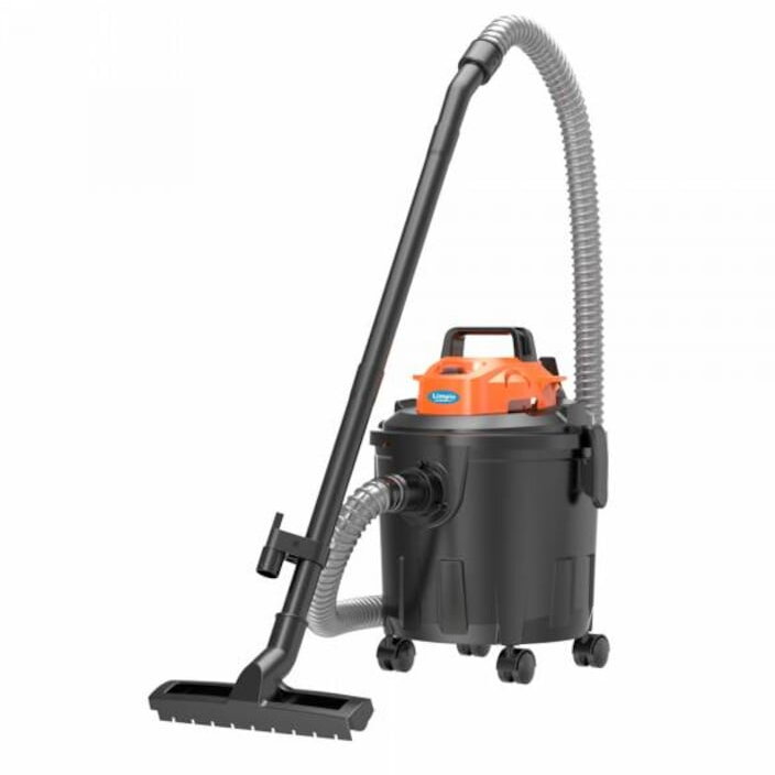 Aspirator multifunctional Limpio LWD-18P2, 1200 W, Putere aspirare 135 W, Flux de aer 1.8 m3/min, Functie de suflare, Negru/Portocaliu