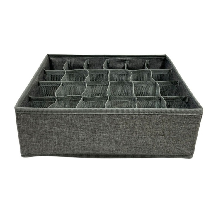 Antbro® ruharendező textilből és műanyagból, 32 x 32 x 10 cm