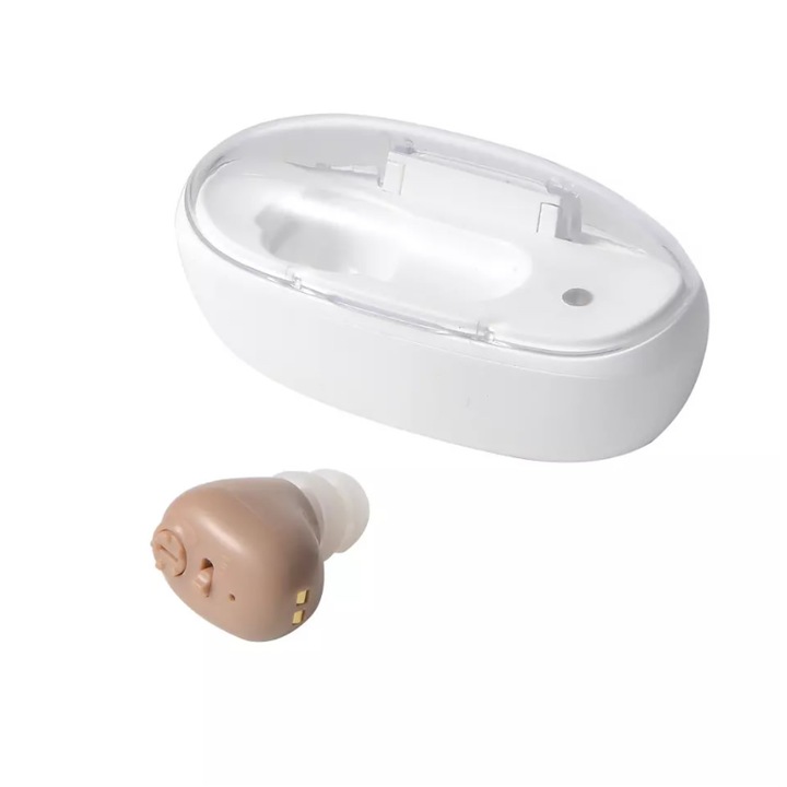 Aparat Auditiv G12 Premium, cu acumulator, autonomie pana la 40 ore, 130 dB, 3 accesorii, amplificator de sunet, pentru adulti, K KATHODE