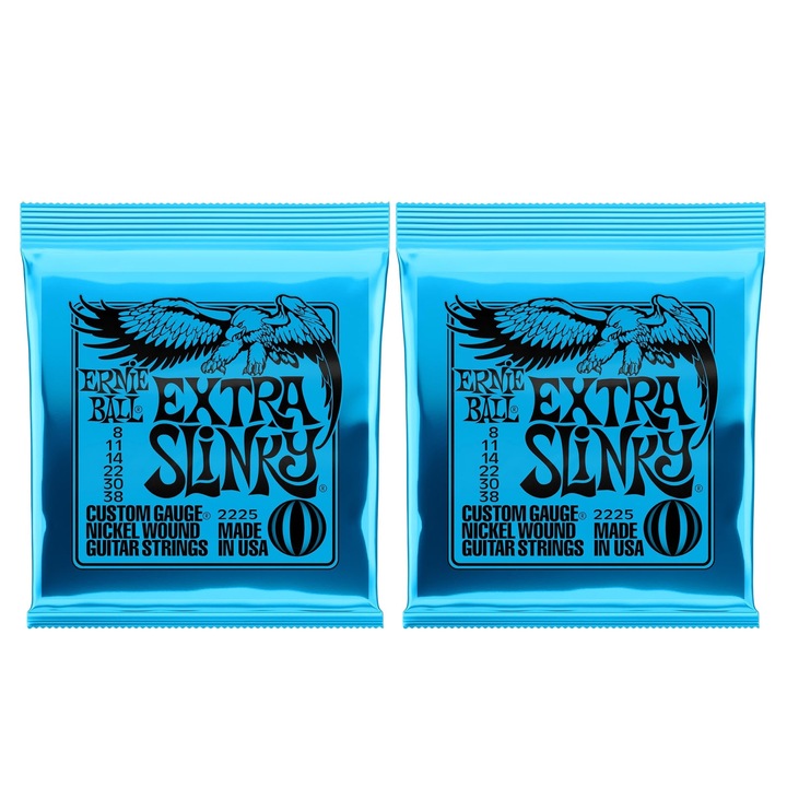 12 db elektromos gitárhúr készlet, SINBINTA, Rozsdamentes, Sima tapintás, Tartós hangzás, Diákoknak, előadóknak, zenészeknek, Nikkel acél, Mérő 08-38, Ezüst