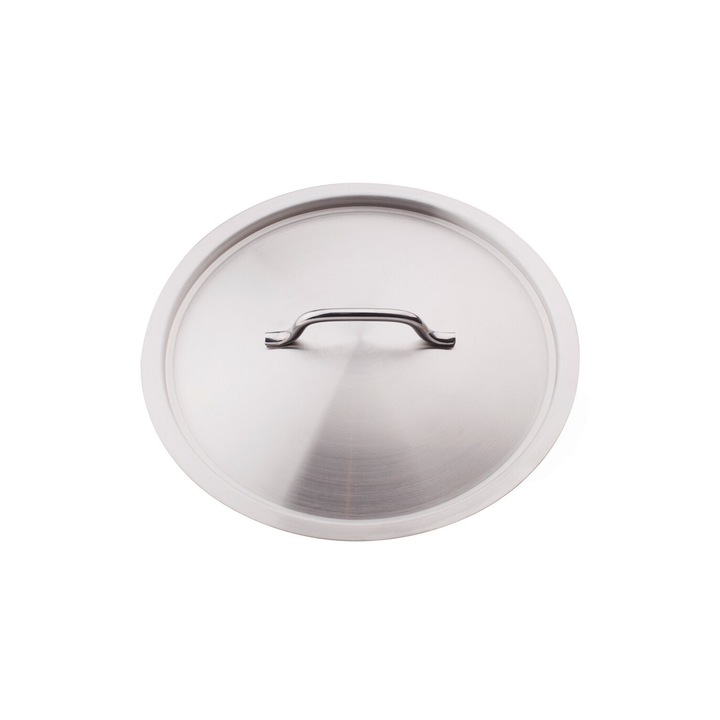 Capac din inox, diametru 20 cm, cu maner, Agnelli