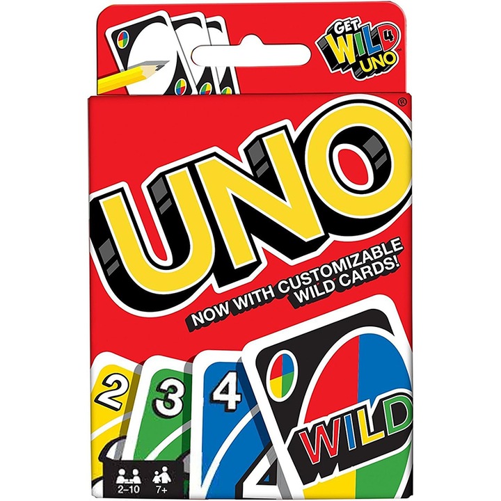 Настолна игра, Rqiurpn, UNO, 112 карти, многоцветни