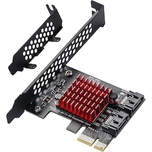 Card de expansiun, SATA 2 porturi, Rqiurpn, PCI-E 3.0 GEN3, 6 Gbit/s, adaptor cu bracket de profil redus
