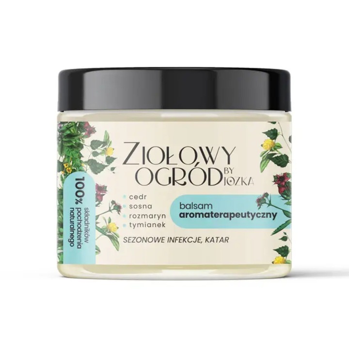 Balsam aromaterapeutic natural din plante, Herbal Garden, Jozka, 70ml