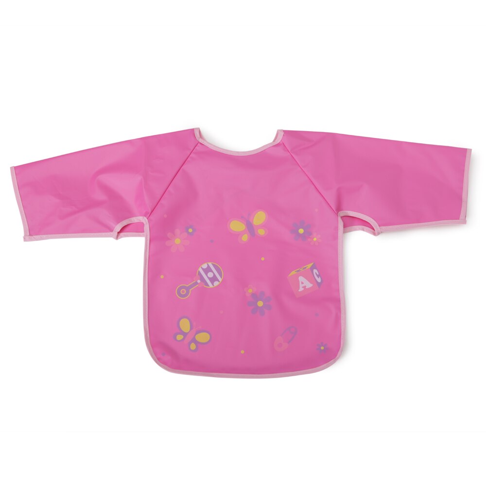 Bavetica impermeabila cu maneci Piggy Pink