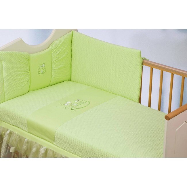 Lenjerie 3 piese din velur Frogs