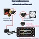 Ventilatoare computer, ventilatoare de racire, ventilatoare RGB, pachet de 6, Fudisenn, radiator, 6 pini, Prism 6S, 1800 RPM, conector ventilator cu 6 pini, flux de aer 47.2 CFM, 120×25mm, negru