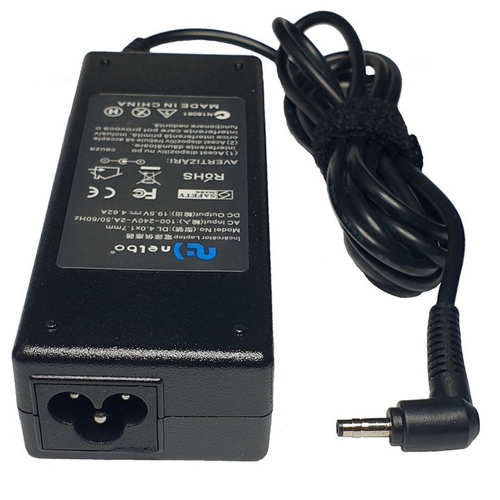 Incarcator laptop compatibil Dell 3147, putere 90W 19.5V 4.62A tip mufa 4 mm x 1.7 mm