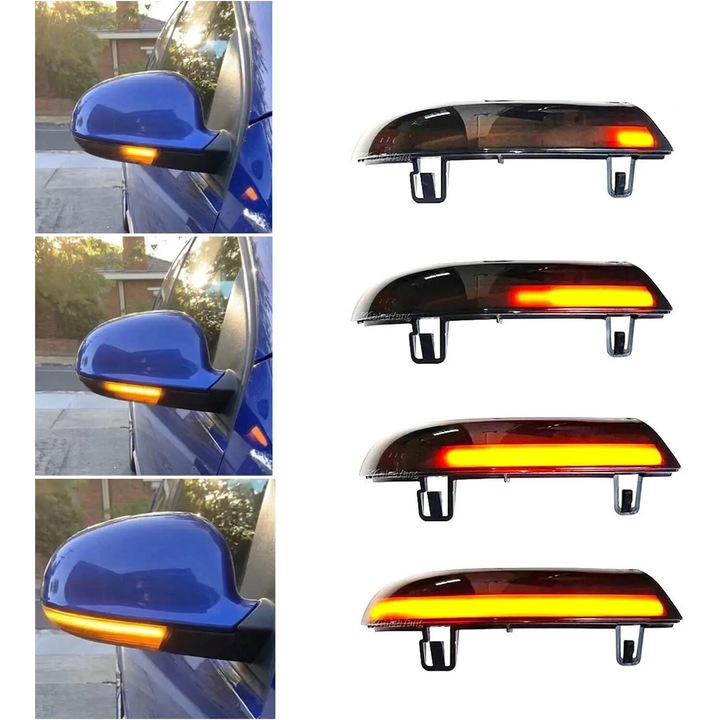 Semnalizari Dinamice Oglinda tip LED pentru VW GOLF 5 GTI V MK5 Jetta Passat B5.5 B6 Sharan Skoda Superb B5 EOS