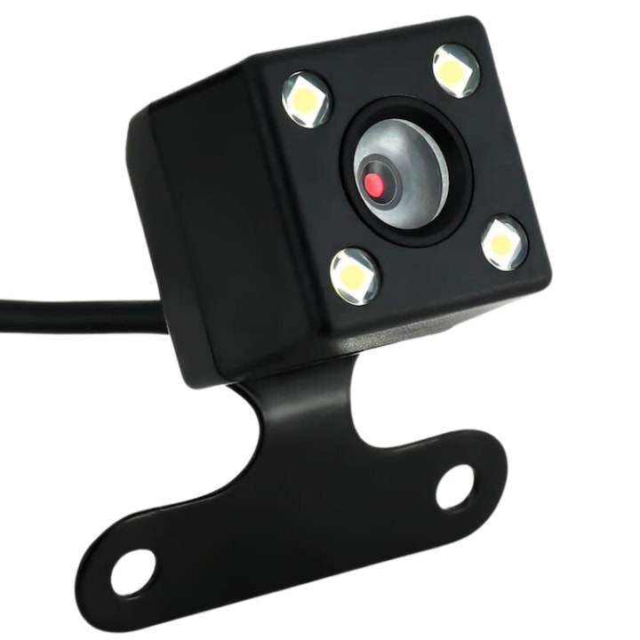 Camera pentru vedere in spate, Omna, 5 pini, 4 led-uri, Lungime cablu 40 cm, Dimensiuni 2 cm x 2 cm, Compatibila cu omna g900, Omna q300, Omna c90